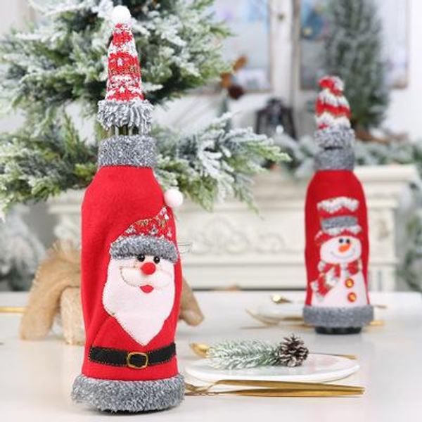 christmas decoration set gray velvet covered hooded red wine bottle set creative party bottle cloth wholesale jj20123, Silver
christmas decoration set gray velvet covered hooded red wine bottle set creative party bottle cloth wholesale jj20123, Silver