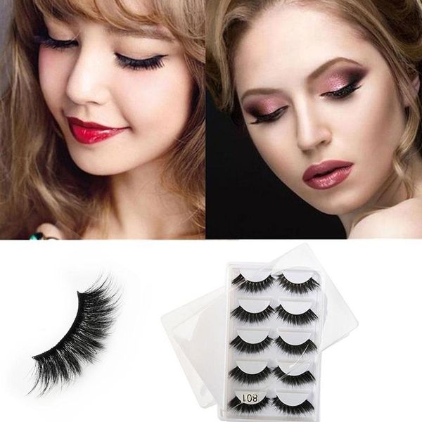 5 pairs 3d mink hair false eyelashes stage eyelashes natural thick long eye lashes wispy makeup eye lashes extension tools
5 pairs 3d mink hair false eyelashes stage eyelashes natural thick long eye lashes wispy makeup eye lashes extension tools