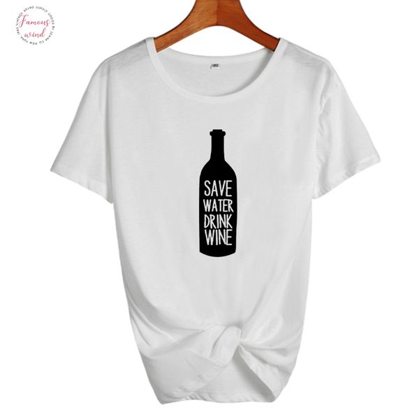сохранить вода пить вино смешные говоря вино lovers spoof письмо футболка полиэстер женщины готические партии женская одежда мода tee tops, White 
сохранить вода пить вино смешные говоря вино lovers spoof письмо футболка полиэстер женщины готические партии женская одежда мода tee tops, White