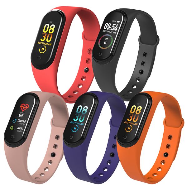 m4 smart sport bracelet watch heart rate monitor fitness tracker swimming waterproof wristbands pk mi band 4 smart watch women, Slivery;brown
m4 smart sport bracelet watch heart rate monitor fitness tracker swimming waterproof wristbands pk mi band 4 smart watch women, Slivery;brown