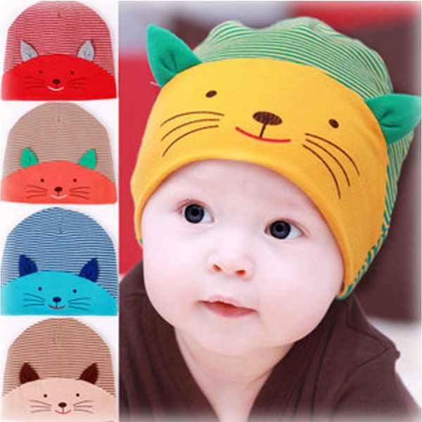cute kawaii print cat hats beanies for toddler baby girl boys soft striped cotton winter ear warmer caps accessory, Blue;gray
cute kawaii print cat hats beanies for toddler baby girl boys soft striped cotton winter ear warmer caps accessory, Blue;gray