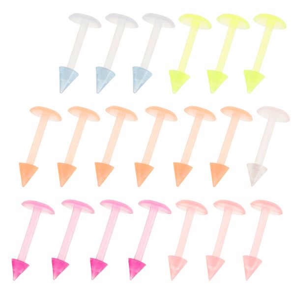 20pcs luminous ring vertical tragus helix piercing barbell 16g cone shape, Slivery;golden
20pcs luminous ring vertical tragus helix piercing barbell 16g cone shape, Slivery;golden