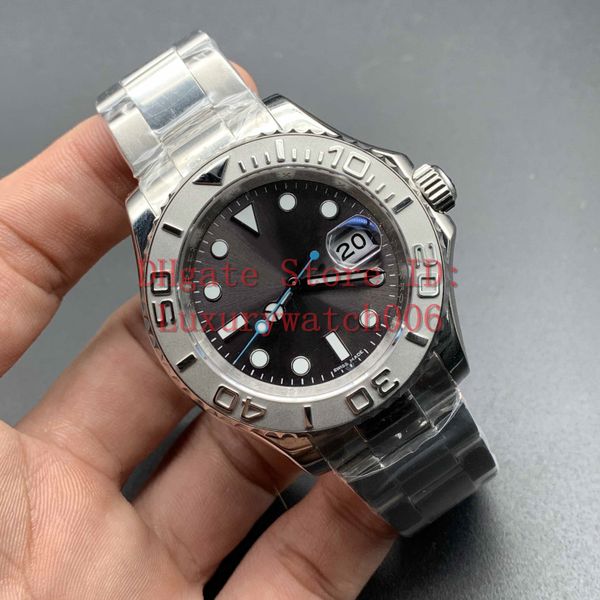n wristwatches yacht watch quality sapphire glass rg steel bezel 40mm gray dial 116621 automatic movement mens watches, Slivery;brown
n wristwatches yacht watch quality sapphire glass rg steel bezel 40mm gray dial 116621 automatic movement mens watches, Slivery;brown