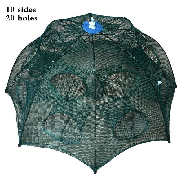 4-20 holes fish net fishing rod nylon folding fishing gear hand throw net with umbrella automatic crayfish shrimp catcher tank
4-20 holes fish net fishing rod nylon folding fishing gear hand throw net with umbrella automatic crayfish shrimp catcher tank