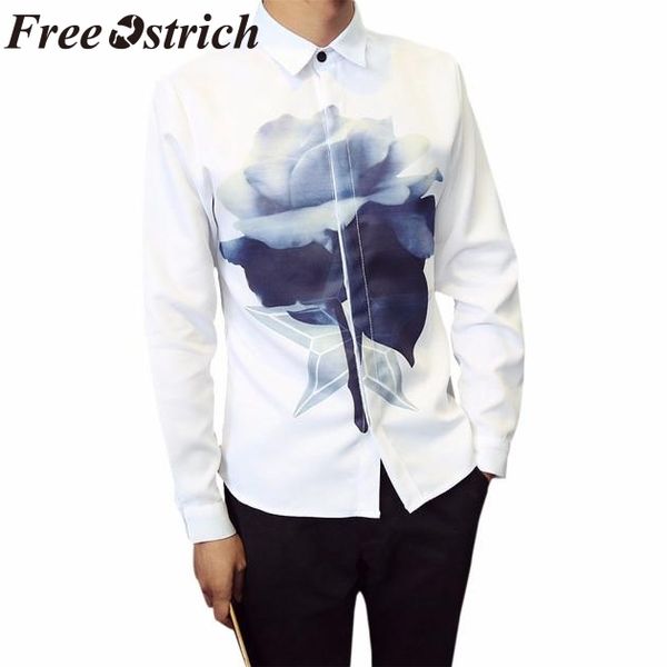 ostrich 2019 blouse new men long sleeve lapel casual loose lotus printing shirt blouse rand new high quality, White;black
ostrich 2019 blouse new men long sleeve lapel casual loose lotus printing shirt blouse rand new high quality, White;black
