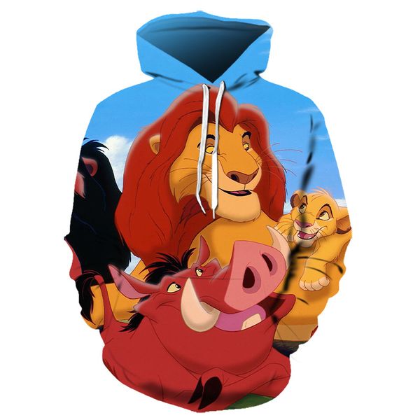 3d lion king hoodie new fashion 3d print lion king pullover men and women street style sportswear, Black
3d lion king hoodie new fashion 3d print lion king pullover men and women street style sportswear, Black