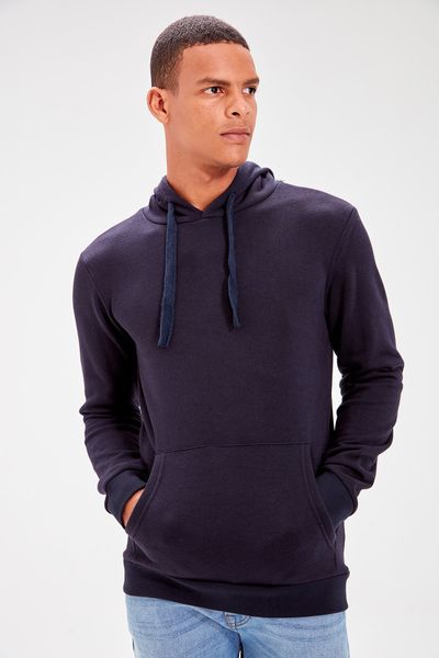 trendyol navy blue men 's hooded long sleeve kangaroo pocket new sweatshirt tmnaw20sw0163, Black
trendyol navy blue men 's hooded long sleeve kangaroo pocket new sweatshirt tmnaw20sw0163, Black