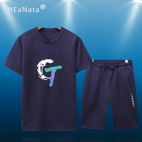fashion shorts set men summer sport 2pc printing tracksuit fitness sets beach mens running tee shirts set sportswears gym, Black;blue
fashion shorts set men summer sport 2pc printing tracksuit fitness sets beach mens running tee shirts set sportswears gym, Black;blue