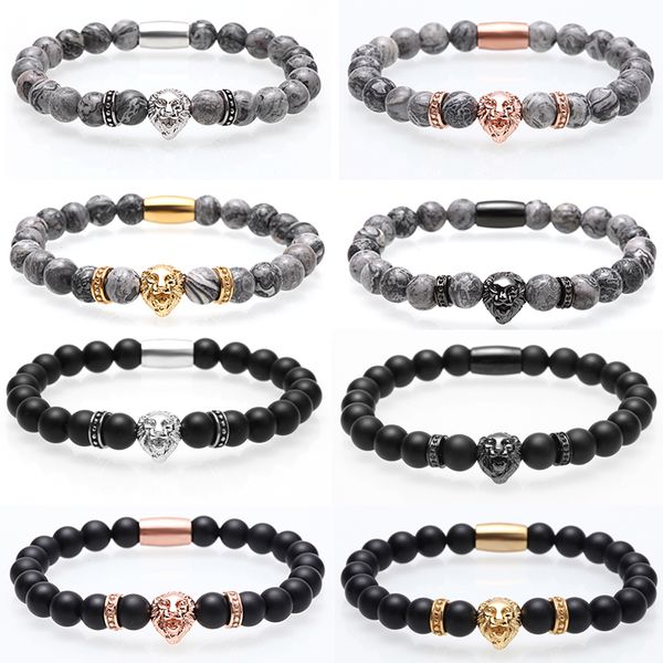 men bracelets/stone beads/fashion/charms/stainless steel lion bracelets & bangles for women men custom jewelry mens bracelets, Black
men bracelets/stone beads/fashion/charms/stainless steel lion bracelets & bangles for women men custom jewelry mens bracelets, Black
