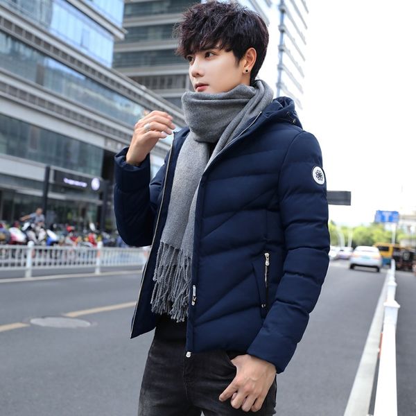 2019 winter cotton-padded clothes men's warm hooded men's cotton-quilted coat korean-style fashion wear coat cotton overco, Black
2019 winter cotton-padded clothes men's warm hooded men's cotton-quilted coat korean-style fashion wear coat cotton overco, Black