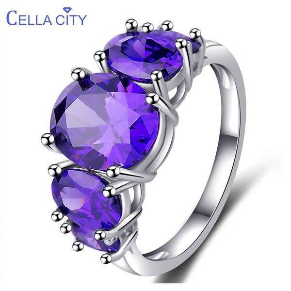 cellacity contracted fashion 8*10mm gemstones silver 925 jewelry oval amethyst ring for women geometry wedding female accessory, Golden;silver
cellacity contracted fashion 8*10mm gemstones silver 925 jewelry oval amethyst ring for women geometry wedding female accessory, Golden;silver