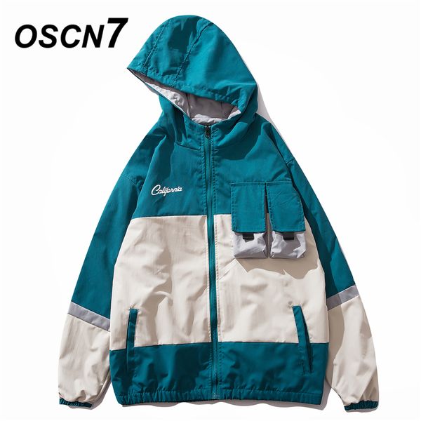 oscn7 hip hop contrast color hooded jackets men 2019 new streetwear loose casual women windbreaker jackets bomber coat 9125, Black;brown
oscn7 hip hop contrast color hooded jackets men 2019 new streetwear loose casual women windbreaker jackets bomber coat 9125, Black;brown