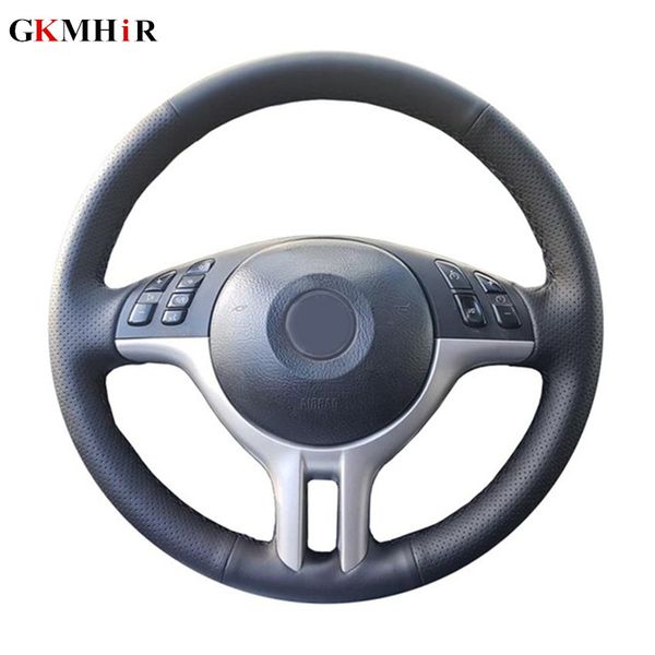 gkmhir diy customized hand-stitched black artificial leather car steering wheel cover for e39 e46 325i e53 x5 x3
gkmhir diy customized hand-stitched black artificial leather car steering wheel cover for e39 e46 325i e53 x5 x3
