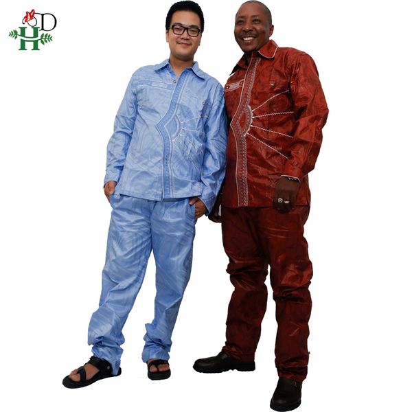 2019 african men clothing new fashion bazin riche set man and pants sets traditional mens outfitting suits, Red
2019 african men clothing new fashion bazin riche set man and pants sets traditional mens outfitting suits, Red