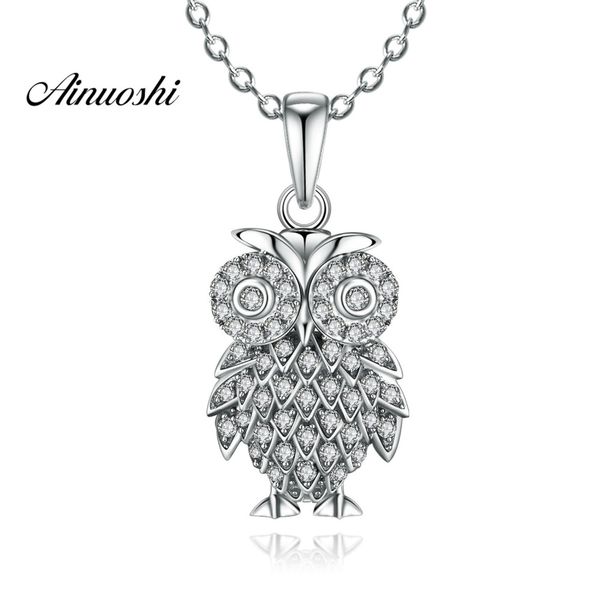 ainuoshi luxury 925 sterling silver pendant necklace for women lovely eagle cute owl long chain necklace wedding silver jewelry
ainuoshi luxury 925 sterling silver pendant necklace for women lovely eagle cute owl long chain necklace wedding silver jewelry