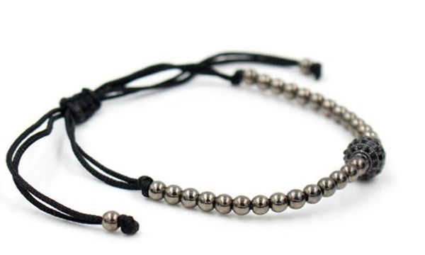 8mm thg345 gold silver micro pave cz zircon cubic zirconia elastic adjusted charm bead bracelet braided rope bangles, Black
8mm thg345 gold silver micro pave cz zircon cubic zirconia elastic adjusted charm bead bracelet braided rope bangles, Black