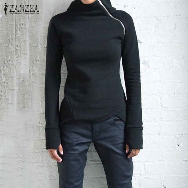 plus size autumn sweatshirts women 2019 casual solid long sleeve pullovers hoodies turtleneck slim fit zippers oversized 5xl, Black
plus size autumn sweatshirts women 2019 casual solid long sleeve pullovers hoodies turtleneck slim fit zippers oversized 5xl, Black