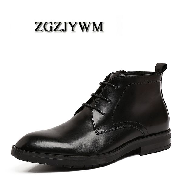 zgzjywm fashion men brown/black leather ankle winter waterproof lace up plush hiking high motorcycle boots
zgzjywm fashion men brown/black leather ankle winter waterproof lace up plush hiking high motorcycle boots
