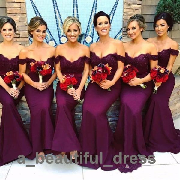 mermaid bridesmaid dresses off the shoulder vintage lace long maid of honor gowns formal wedding guest dresses bd8892, White;pink
mermaid bridesmaid dresses off the shoulder vintage lace long maid of honor gowns formal wedding guest dresses bd8892, White;pink