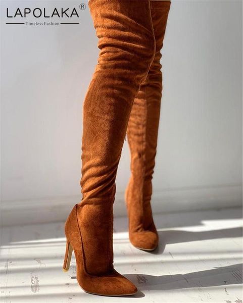 lapolaka 2020 new fashion plus size 48 thin high heels concise shoes woman boots spring autumn comfy over the knee boots women, Black
lapolaka 2020 new fashion plus size 48 thin high heels concise shoes woman boots spring autumn comfy over the knee boots women, Black