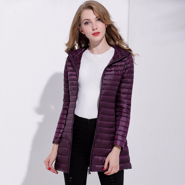 winter women ultra light down jacket 95% duck down hooded jackets long plus size warm slim coat female clothes lwl747, Black
winter women ultra light down jacket 95% duck down hooded jackets long plus size warm slim coat female clothes lwl747, Black