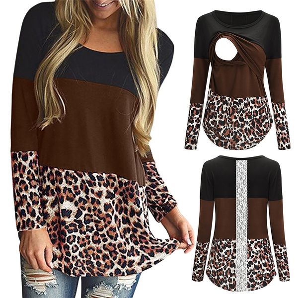 muqgew women maternity t-shirt autumn long sleeve leopard print clothes for pregnant breastfeeding nursing t-shirt 2019
muqgew women maternity t-shirt autumn long sleeve leopard print clothes for pregnant breastfeeding nursing t-shirt 2019