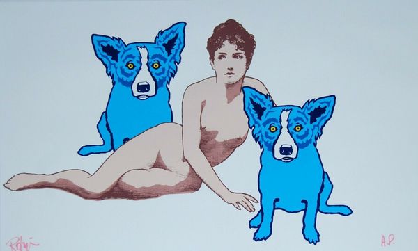 george rodrigue blue dog love among the ruins home decor handpainted &hd print oil painting on canvas wall art canvas pictures 200113
george rodrigue blue dog love among the ruins home decor handpainted &hd print oil painting on canvas wall art canvas pictures 200113