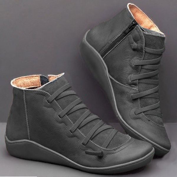 women winter snow boots genuine leather ankle spring flat shoes woman short brown boots with fur 2020 for women lace up boots, Black
women winter snow boots genuine leather ankle spring flat shoes woman short brown boots with fur 2020 for women lace up boots, Black