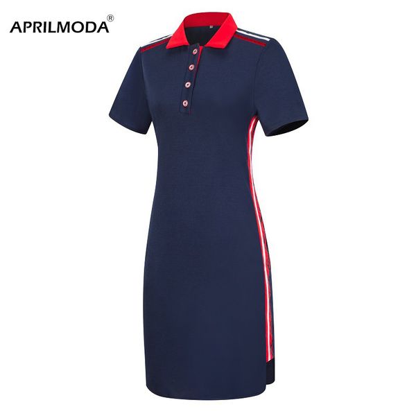 2019 fashion brand women polo dress t shirt short sleeve summer elegant dresses patchwork female casual oversized 6xl vestidos, Black;gray
2019 fashion brand women polo dress t shirt short sleeve summer elegant dresses patchwork female casual oversized 6xl vestidos, Black;gray