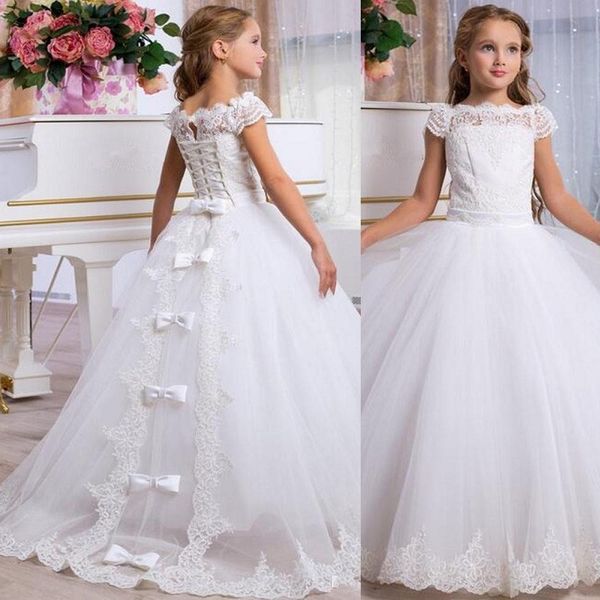lace off the shoulder flower girl dresses for wedding birthday pageant girl gowns lace up ruffle birthday kids skirt, Blue 
lace off the shoulder flower girl dresses for wedding birthday pageant girl gowns lace up ruffle birthday kids skirt, Blue