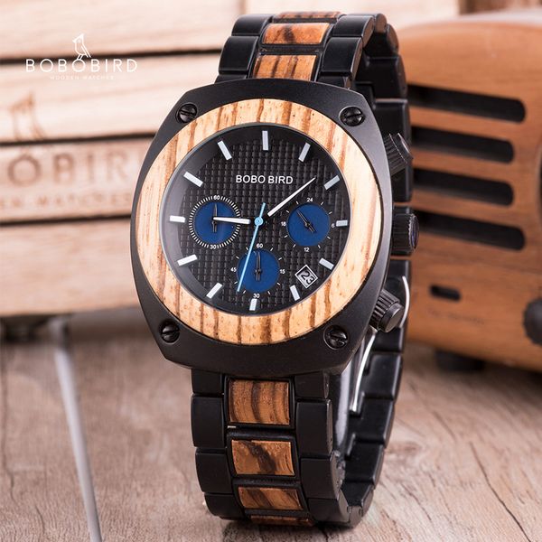 bobobird male watch wood & stainless steel timepieces satch chronograph clock relogio masculino in gift box l-t08, Slivery;brown
bobobird male watch wood & stainless steel timepieces satch chronograph clock relogio masculino in gift box l-t08, Slivery;brown