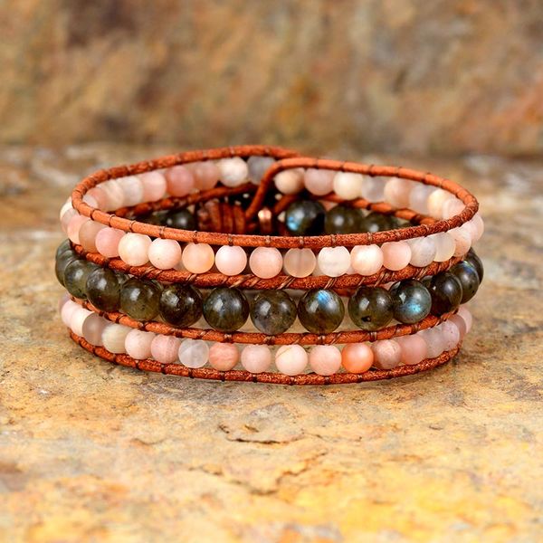 high end cufff bracelet jewelry handmade sunstone labradorite vintage leather wrap bracelets bohemian gypsy bangles bracelets, White
high end cufff bracelet jewelry handmade sunstone labradorite vintage leather wrap bracelets bohemian gypsy bangles bracelets, White