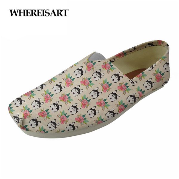 whereisart cute husky printed women casual shoes flats lightweight ladies loafers shoes spring summer fashion cloth lazy, Black
whereisart cute husky printed women casual shoes flats lightweight ladies loafers shoes spring summer fashion cloth lazy, Black