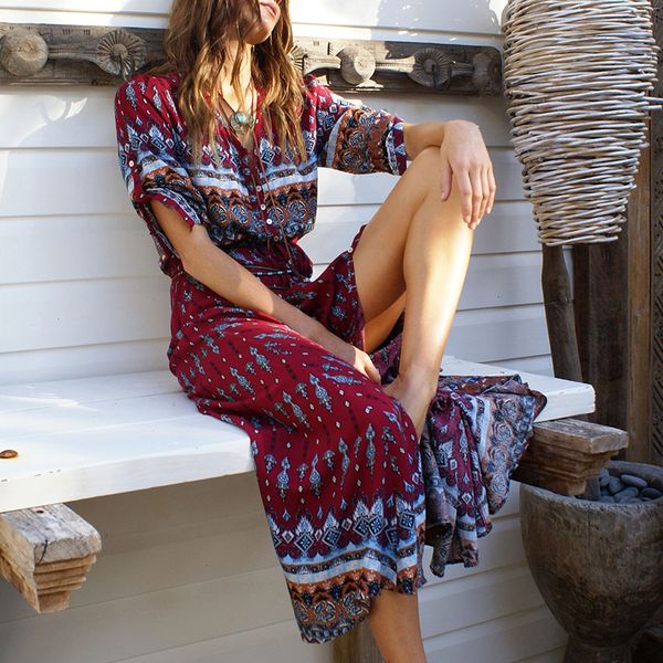 holiday dress plus size 5xl sundress summer short sleeve ethnic v-neck maxi bohemian party, Black;gray
holiday dress plus size 5xl sundress summer short sleeve ethnic v-neck maxi bohemian party, Black;gray