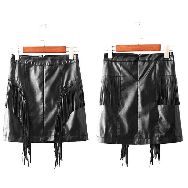 skirts spring europe ladies black skirt pu tassel large size short leather mini high waist street mujer a-line mz2226
skirts spring europe ladies black skirt pu tassel large size short leather mini high waist street mujer a-line mz2226