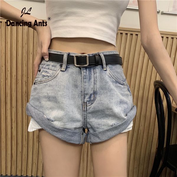 woman booty shorts high waist cuffs denim shorts korean vintage high street loose slim female jeans ants 2020 summer fashion, White;black
woman booty shorts high waist cuffs denim shorts korean vintage high street loose slim female jeans ants 2020 summer fashion, White;black