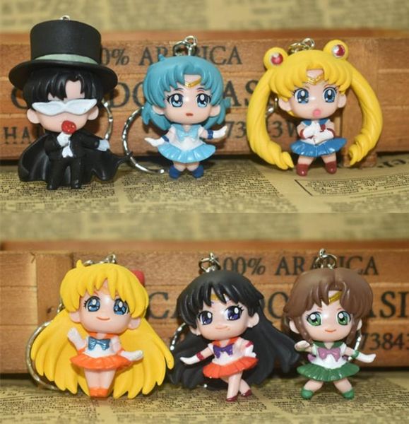 newsale sailor moon tsukino usagi tuxedo mask sailor venus mercury mars jupiter pvc anime figures keychain toys collectible dolls 6pcs/set
newsale sailor moon tsukino usagi tuxedo mask sailor venus mercury mars jupiter pvc anime figures keychain toys collectible dolls 6pcs/set