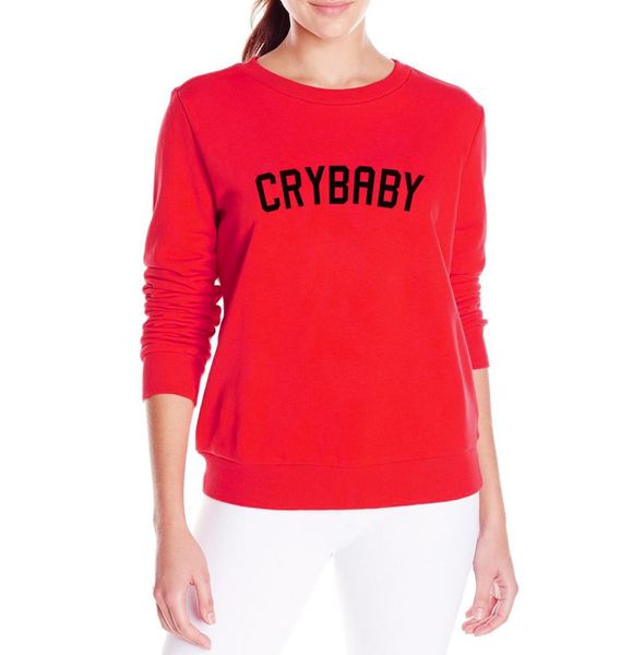 fall winter new arrival casual sweatshirts cry baby printing pullovers femme long sleeve o-neck black red hoodies 2019 women top
fall winter new arrival casual sweatshirts cry baby printing pullovers femme long sleeve o-neck black red hoodies 2019 women top