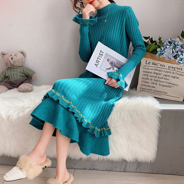 eachin autumn winter long sweaters women casual hooded long sleeve ruffles knitted dress fashion slim party pullover sweater, White;black
eachin autumn winter long sweaters women casual hooded long sleeve ruffles knitted dress fashion slim party pullover sweater, White;black