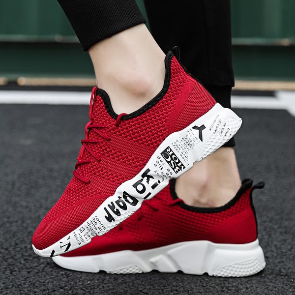 woven men casual shoes mesh breathable summer mens sneakers lace-up lightweight red sports shoes for male zapatillas hombre, Black
woven men casual shoes mesh breathable summer mens sneakers lace-up lightweight red sports shoes for male zapatillas hombre, Black
