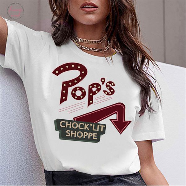 luslos letter graghic riverdale t shirt women summer serpents tees pops chocklit shoppe print female t shirt short sleeve, White
luslos letter graghic riverdale t shirt women summer serpents tees pops chocklit shoppe print female t shirt short sleeve, White