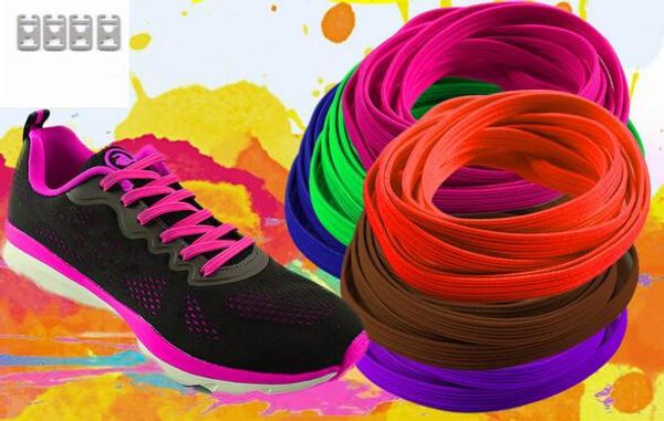 new arrival colorful flat elastic shoelace stainless steel shoelace buckle sport shoes adult/children, Black
new arrival colorful flat elastic shoelace stainless steel shoelace buckle sport shoes adult/children, Black
