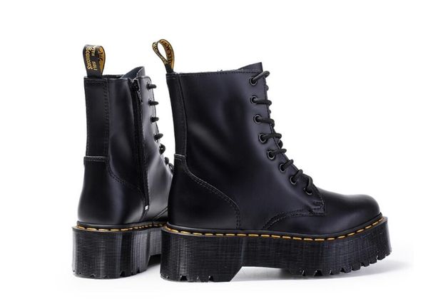 autumn and winter women's fashion boots, leather boots, anti slip and wearable fashion girls' muffins thicker floor, british boots, Black
autumn and winter women's fashion boots, leather boots, anti slip and wearable fashion girls' muffins thicker floor, british boots, Black