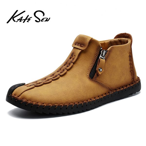 katesen men casual shoes british style men fashion walking shoes big size brown black man soft flat footwear leather
katesen men casual shoes british style men fashion walking shoes big size brown black man soft flat footwear leather