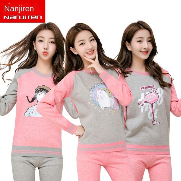 antarctic teenagers women's autumn clothes qiu ku women's velvet thickened cartoon students underwear ' cute thermal underwea, Black;pink
antarctic teenagers women's autumn clothes qiu ku women's velvet thickened cartoon students underwear ' cute thermal underwea, Black;pink