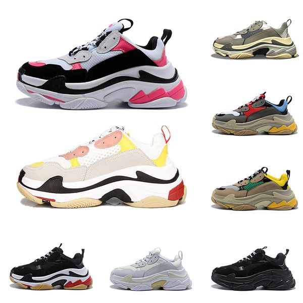 New Designer shoes Triple S for men women sneakers pairs 17FW black white gray mens trainers fashion casual dad shoe increasing sneaker
New Designer shoes Triple S for men women sneakers pairs 17FW black white gray mens trainers fashion casual dad shoe increasing sneaker