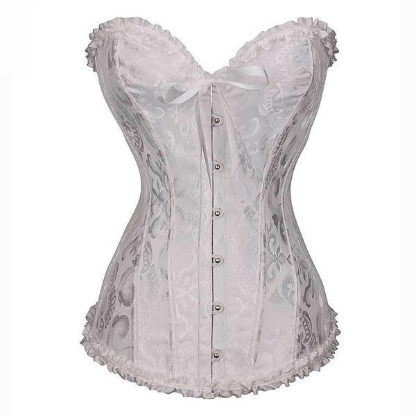 drop shipping corset wholesale price corsets women overbust lace up jacquard floral korset outfit plus size bustier gothic, Black;white
drop shipping corset wholesale price corsets women overbust lace up jacquard floral korset outfit plus size bustier gothic, Black;white