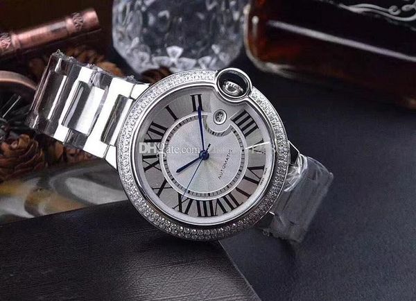 quatily luxury mens watches 42mm dial diamonds case stainless steel watch hbb v6 w69012z4 automatic eta 2813 movement watches, Slivery;brown
quatily luxury mens watches 42mm dial diamonds case stainless steel watch hbb v6 w69012z4 automatic eta 2813 movement watches, Slivery;brown