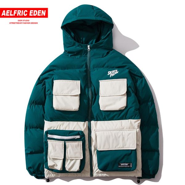 aelfric eden hip hop patchwork multi pockets men thick parka casual warm padded jacket coat 2019 harajuku windbreaker streetwear, Black
aelfric eden hip hop patchwork multi pockets men thick parka casual warm padded jacket coat 2019 harajuku windbreaker streetwear, Black
