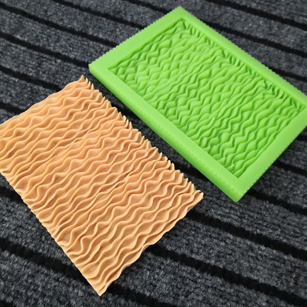wave curved silicone mold gum paste fondant mold cake ruffle border decor other bakeware
wave curved silicone mold gum paste fondant mold cake ruffle border decor other bakeware
